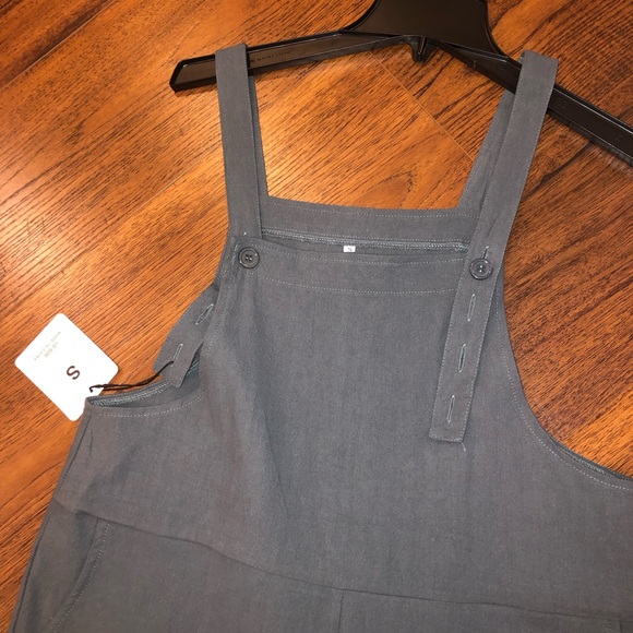 Cotton/linen overalls - Picture 12 of 15